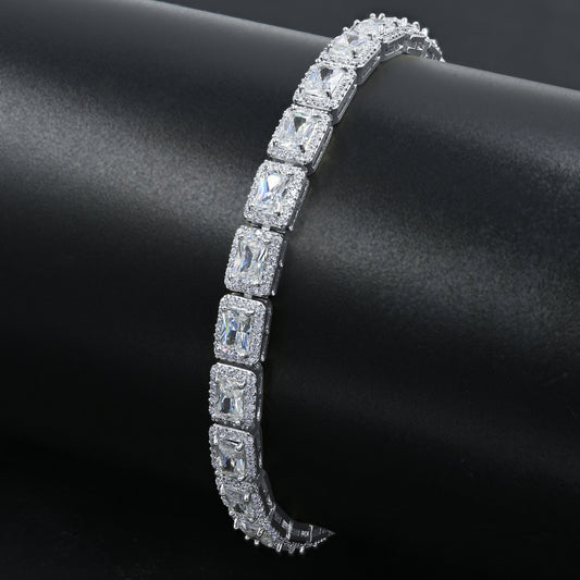 SQUARE TENNIS BRACELET 6MM