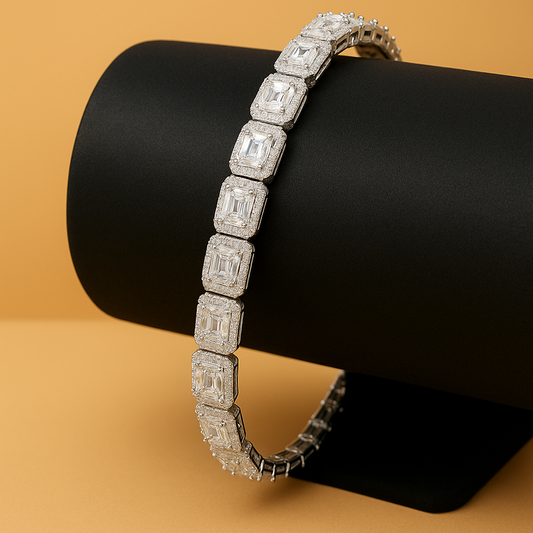 SQUARE TENNIS BRACELET 6MM